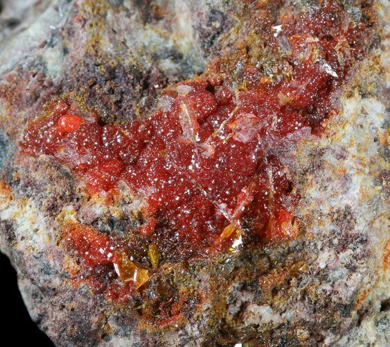 Bright Orange and Red Wulfenite - Rowley Mine, AZ #49372